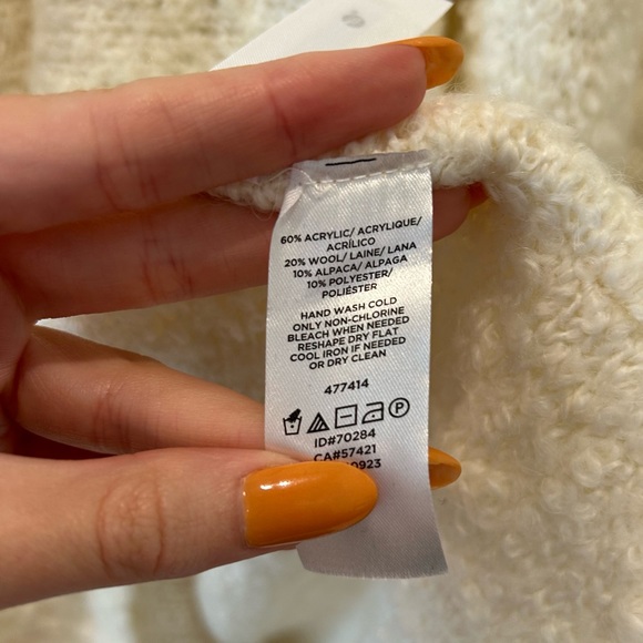 Lou & Grey Cream Wool Cardigan - Picture 4 of 5